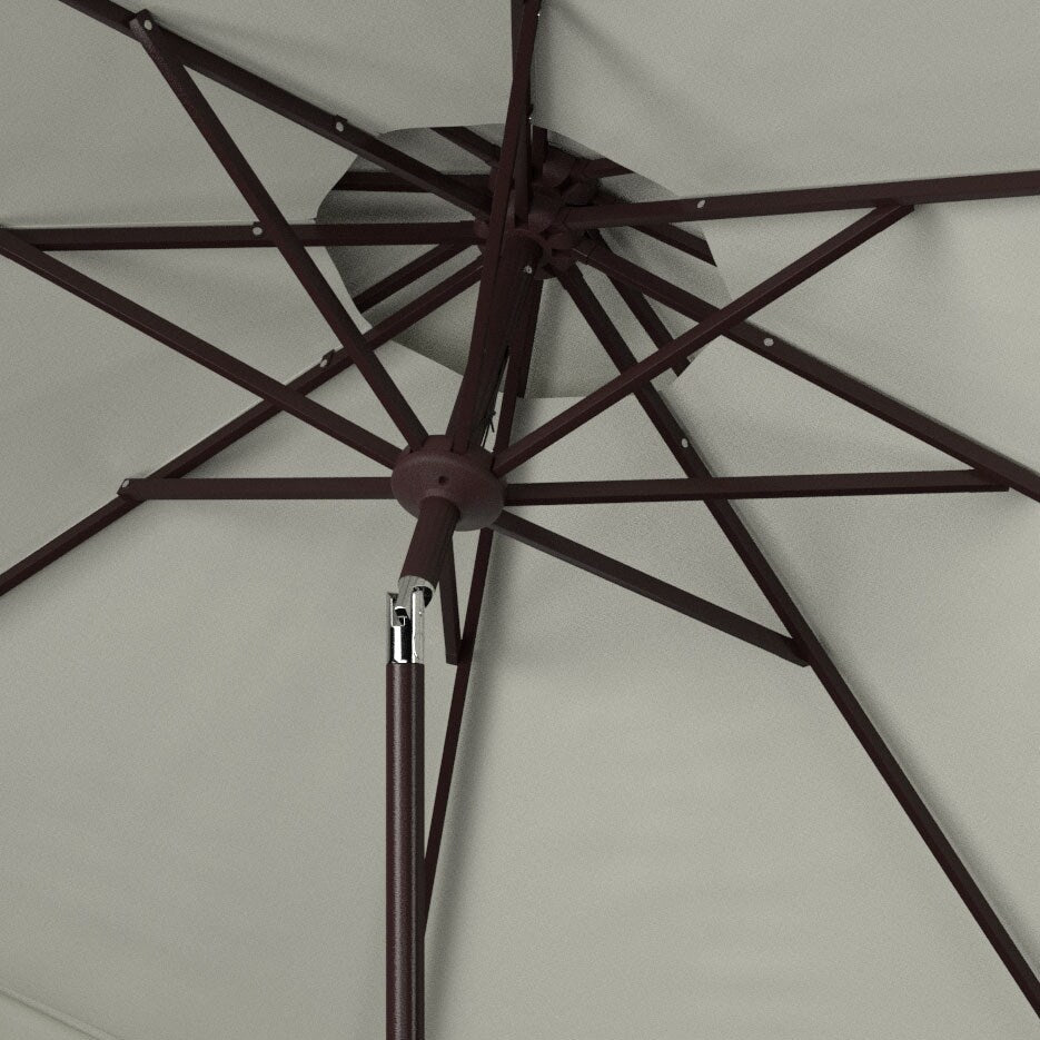 Parasol double SAFAVIEH Outdoor Kjerstin Valance de 2,74 m (9 pi)