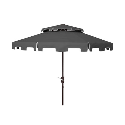 Parasol de marché double toit SAFAVIEH Outdoor Livia de 2,74 m (9 pi), base non incluse