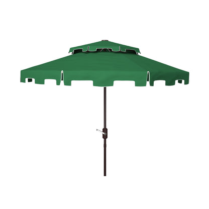 Parasol de marché double toit SAFAVIEH Outdoor Livia de 2,74 m (9 pi), base non incluse