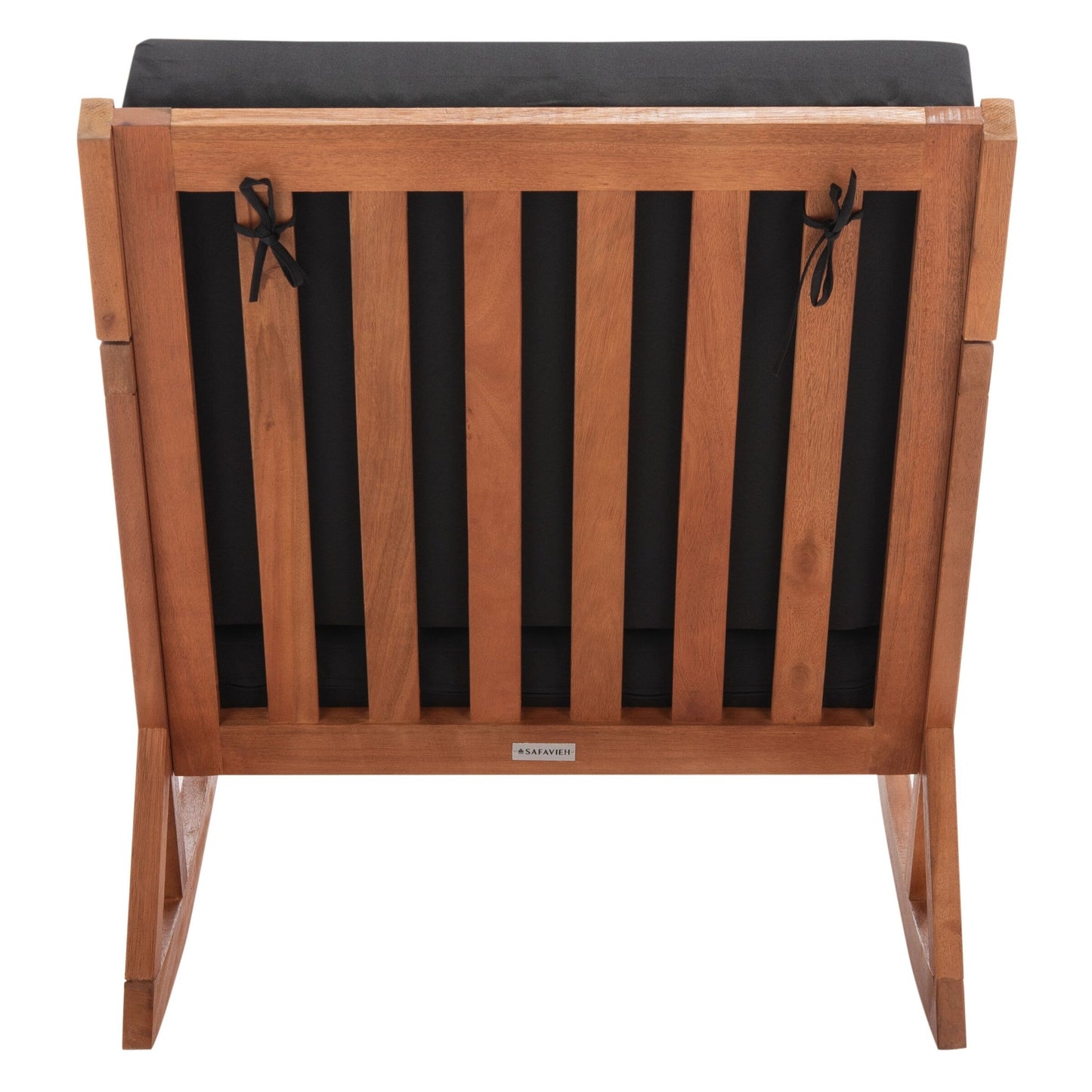 Fauteuil à bascule d'extérieur SAFAVIEH Makaila avec coussin - 66 cm (L) x 79 cm (P) x 97 cm (H)