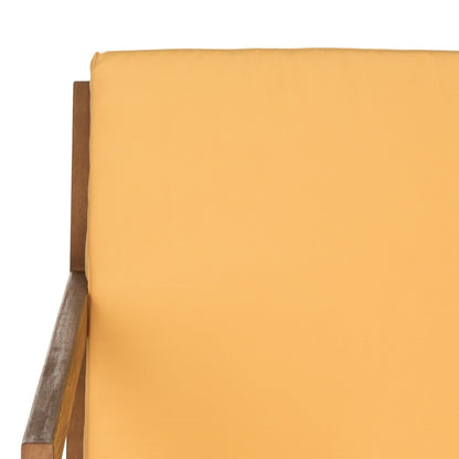 Fauteuil à bascule d'extérieur SAFAVIEH Makaila avec coussin - 66 cm (L) x 79 cm (P) x 97 cm (H)