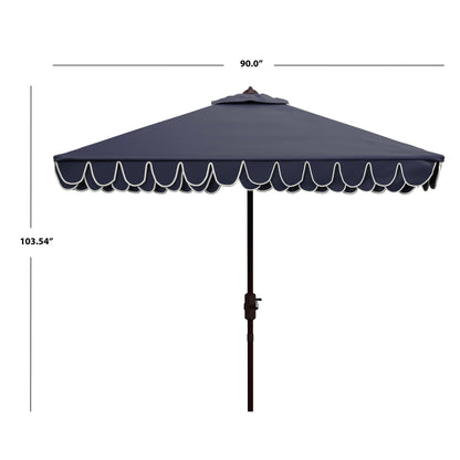 Parasol carré SAFAVIEH Outdoor Naima Valance de 2,3 m
