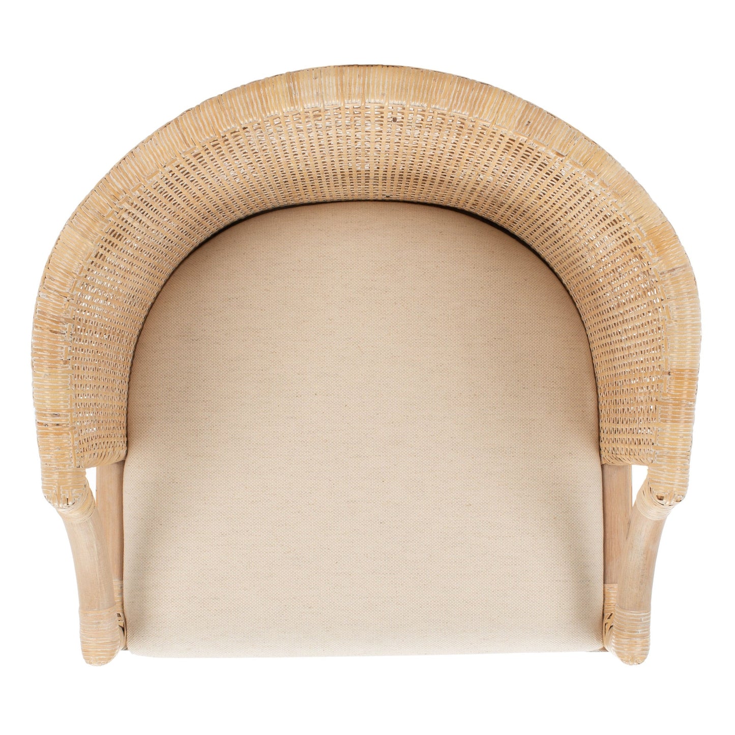 Tabouret de bar SAFAVIEH Virona en rotin 76 cm (22,3 po L x 20,5 po P x 39 po H)