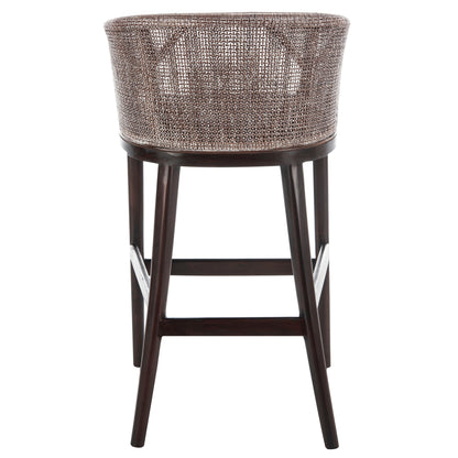 Tabouret de bar SAFAVIEH Virona en rotin 76 cm (22,3 po L x 20,5 po P x 39 po H)