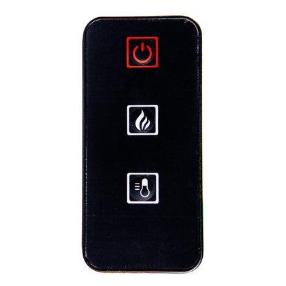 Foyer électrique encastrable SEI Furniture 23 avec télécommande