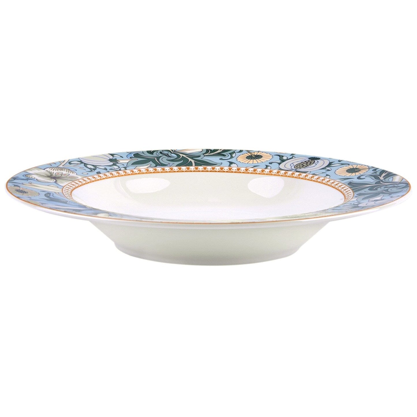 Service de table en porcelaine fine Morris Garden de STP Goods, 24 pièces, pour 6 personnes