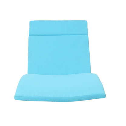 Ensemble de coussins d'extérieur Salem pour chaise longue - Coussins seulement (lot de 2) par Christopher Knight Home - 79,25 cm (L) x 27,50 cm (l) x 1,50 cm (H)