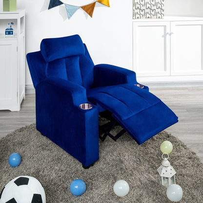 Fauteuil magique pour super-héros et princesses, fauteuil inclinable super deluxe pour enfants avec repose-pieds, appui-tête et 2 porte-gobelets