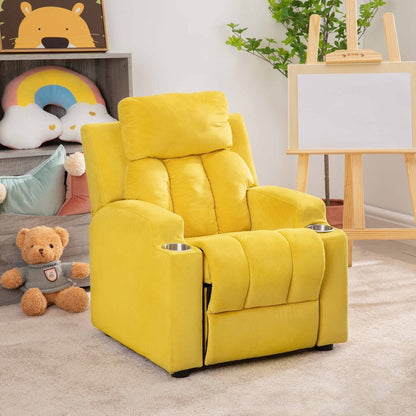 Fauteuil magique pour super-héros et princesses, fauteuil inclinable super deluxe pour enfants avec repose-pieds, appui-tête et 2 porte-gobelets