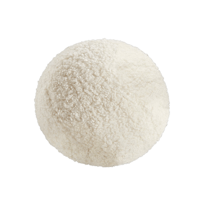 Coussin en forme de boule de sésame