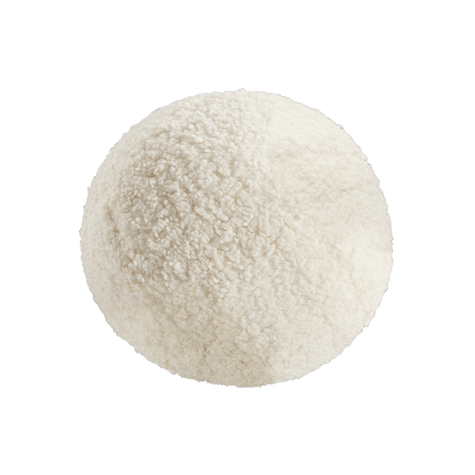 Coussin en forme de boule de sésame