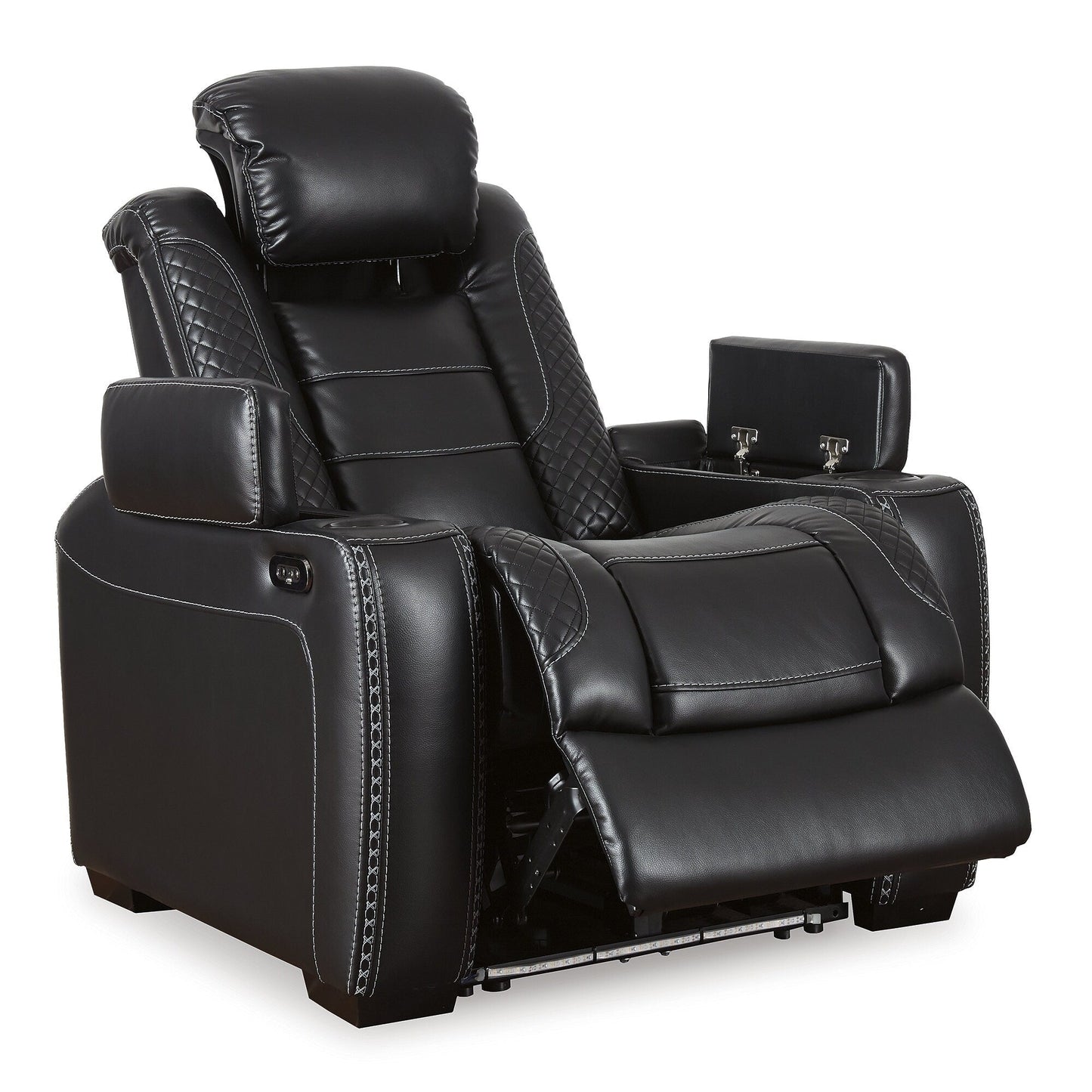 Fauteuil inclinable électrique noir Party Time, une création exclusive d'Ashley