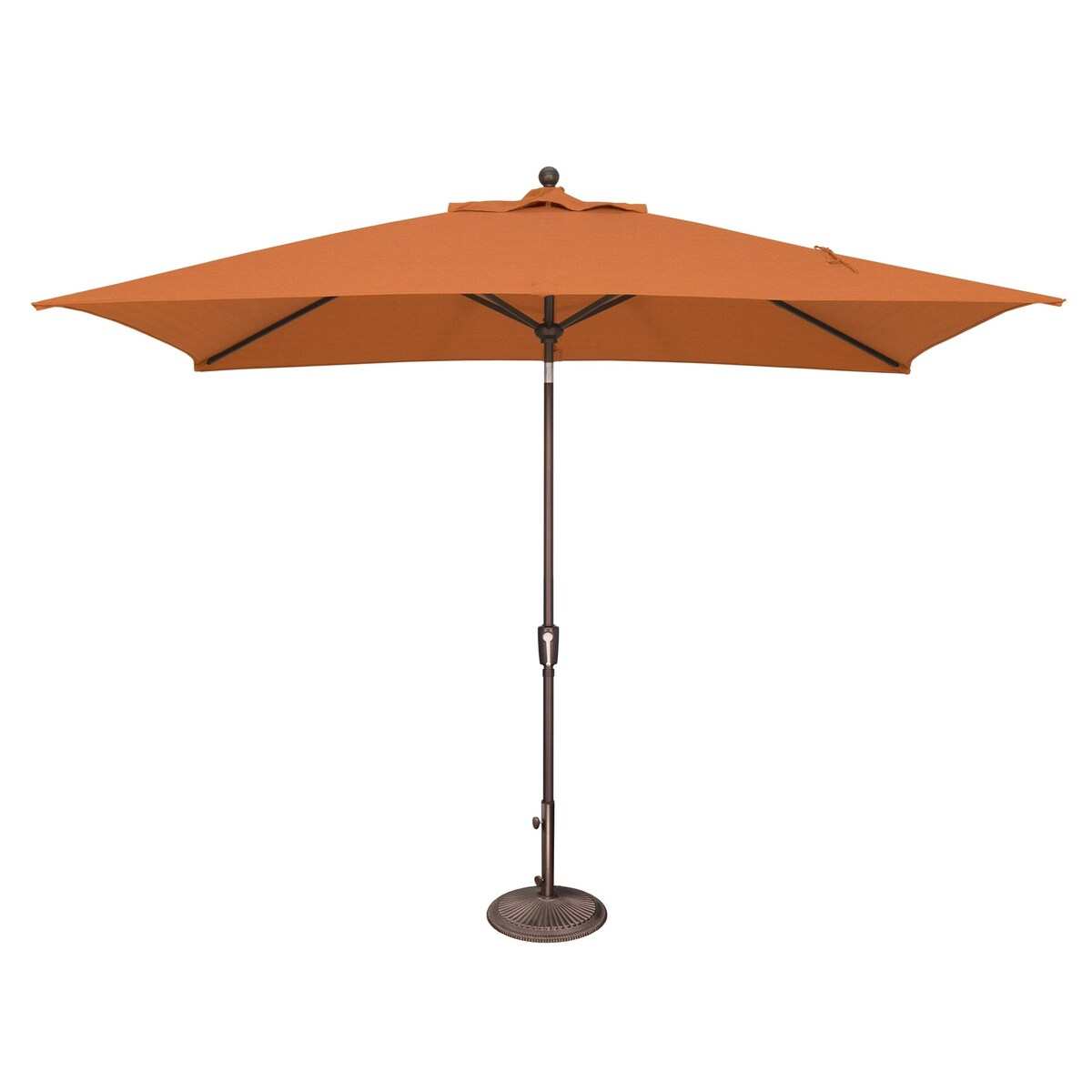 Parasol rectangulaire inclinable SimplyShade Catalina de 3 mètres (10 pieds) à bouton-poussoir