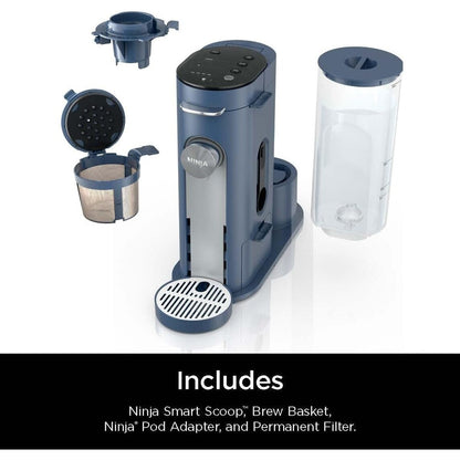 Cafetière à dosettes individuelles, compatible avec les capsules K-Cup, réservoir de 1,6 L, tailles de préparation de 177 à 710 ml, option café glacé