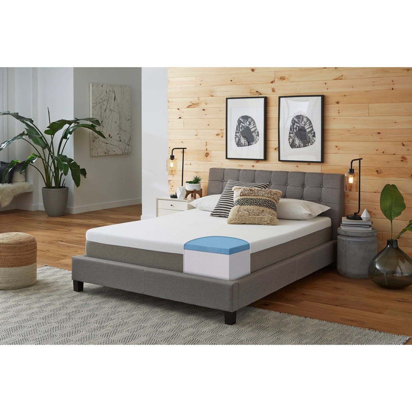 Matelas en mousse à mémoire de forme et gel Slumber Solutions Essentials de 30 cm