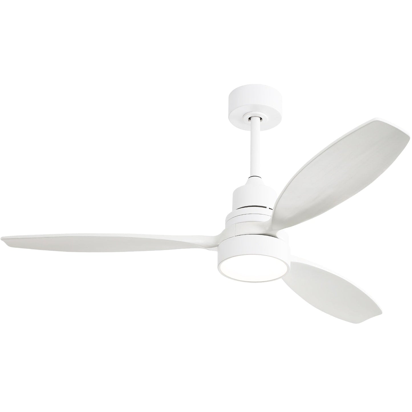 Ventilateur de plafond d'intérieur Sofucor 52 en bois avec éclairage intégré et télécommande (en option).