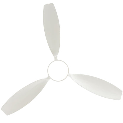 Ventilateur de plafond d'intérieur Sofucor 52 en bois avec éclairage intégré et télécommande (en option).