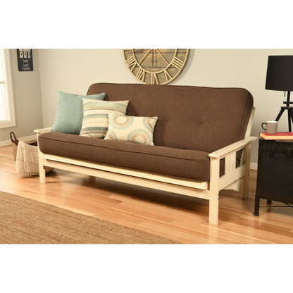 Matelas de remplacement pour futon Somette, en mousse haute densité et ressorts, format standard (cadre non inclus)