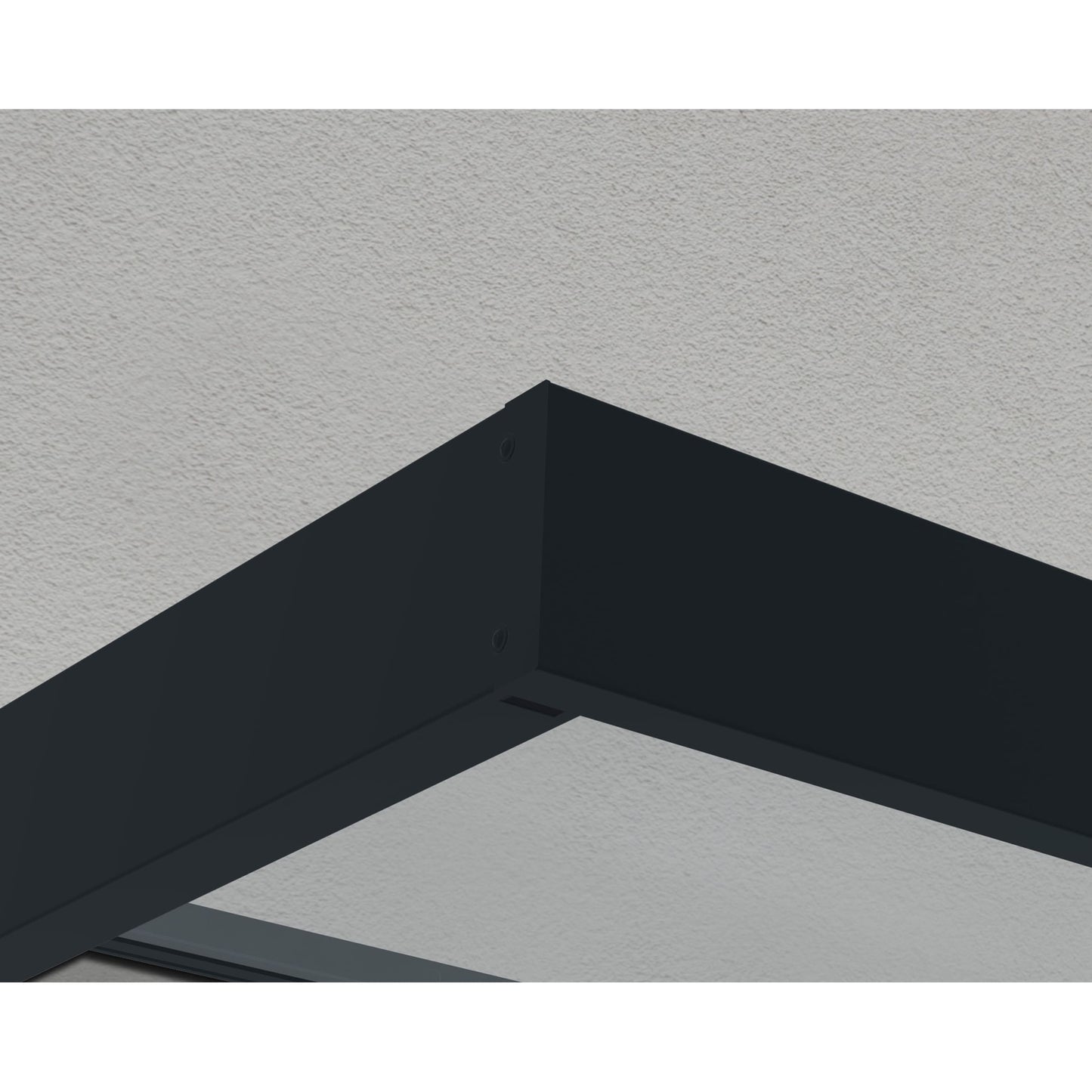 Auvent de porte et fenêtre Sophia 3 pi Gris Transparent