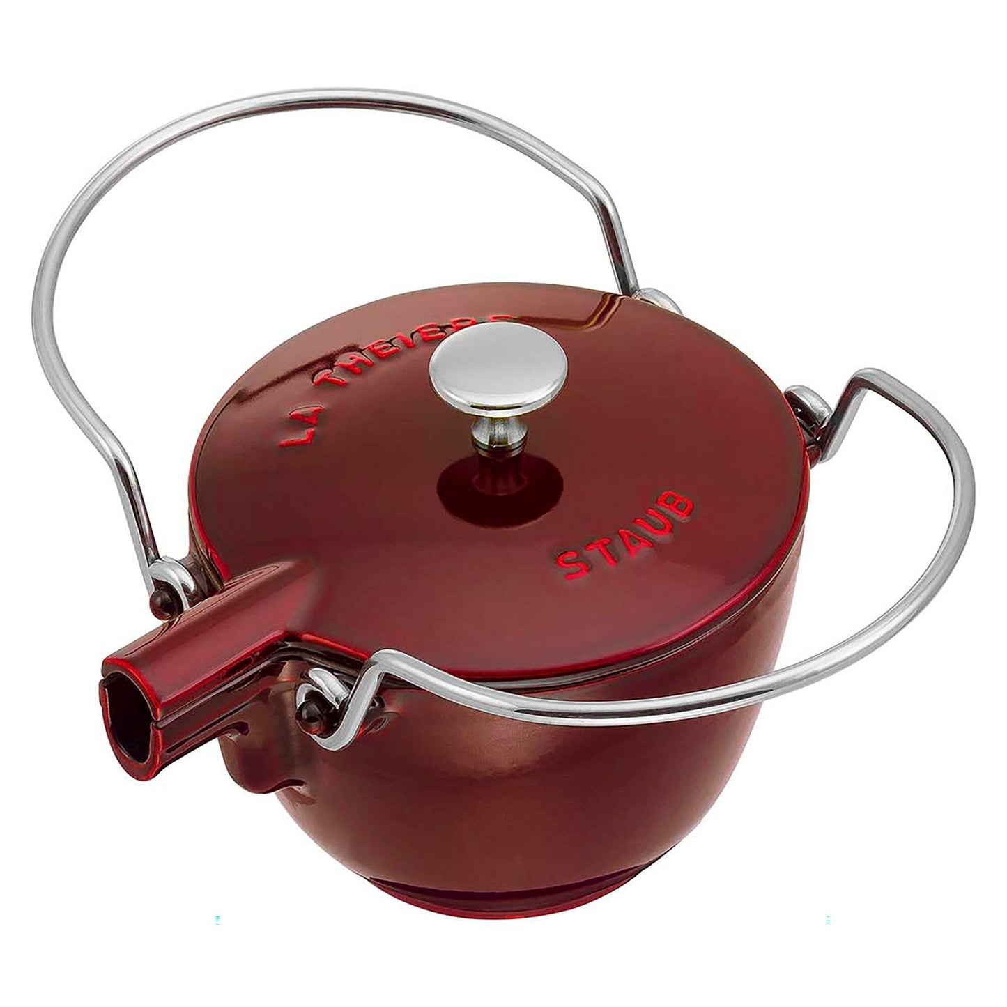 Bouilloire ronde en fonte STAUB de 1 litre