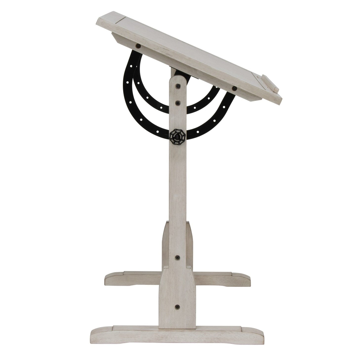 Table à dessin Studio Designs de 91 cm (36 pouces) en bois vintage avec plateau inclinable pour le dessin