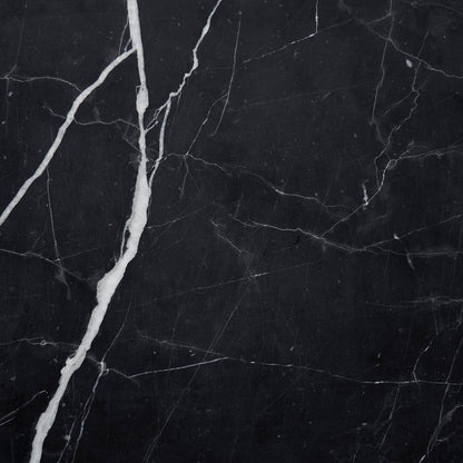 Table basse Sugar Cubes / Longue - Marbre noir et blanc - 1000 x 600 mm