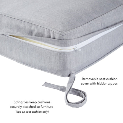 Ensemble de 2 coussins d'extérieur Sunbrella Premium pour siège profond