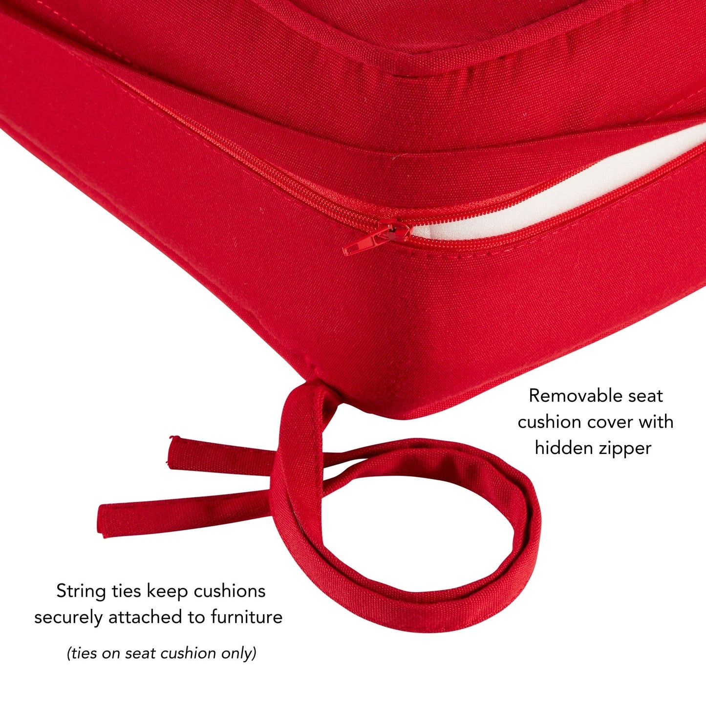 Ensemble de 2 coussins d'extérieur Sunbrella Premium pour siège profond