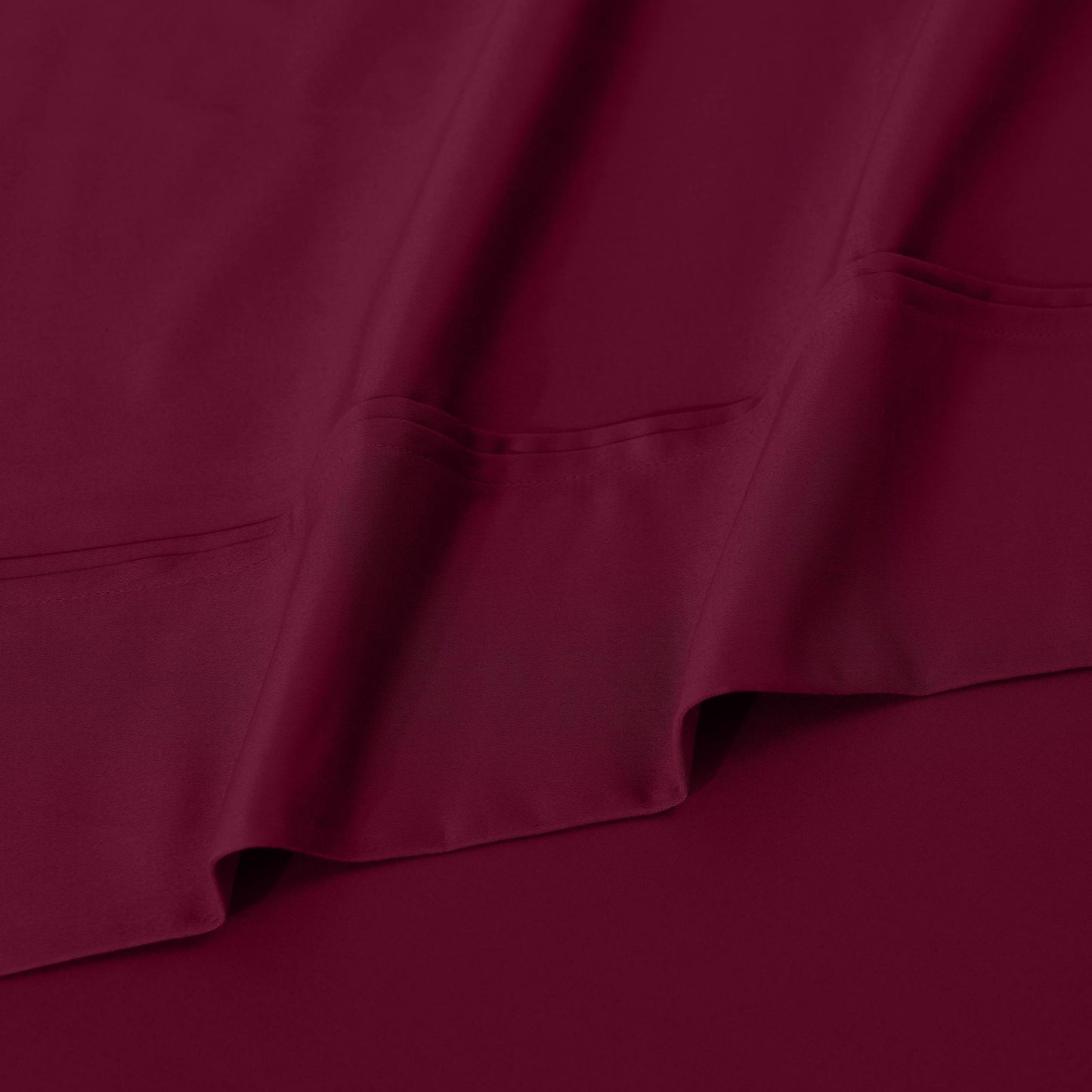 Ensemble de draps unis écologiques en coton égyptien de qualité supérieure, 1200 fils/cm²