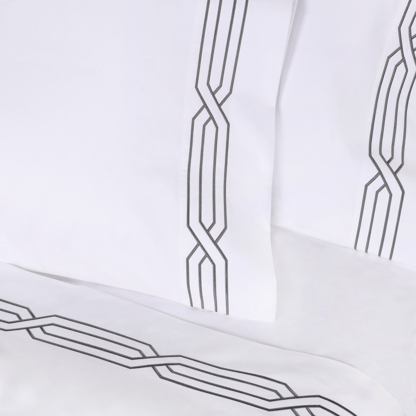 Ensemble de draps unis écologiques en coton égyptien de qualité supérieure, 1200 fils/cm²