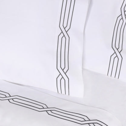 Ensemble de draps unis écologiques en coton égyptien de qualité supérieure, 1200 fils/cm²