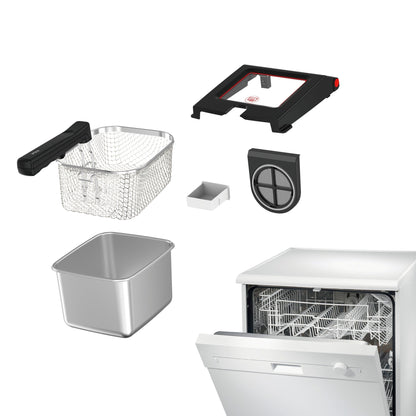 Friteuse T-fal Advanced sans odeur avec élément chauffant à immersion, capacité d'huile de 3,5 L - 3,5 litres