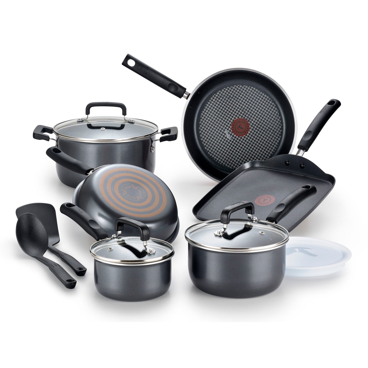 Ensemble de 12 pièces de batterie de cuisine T-fal Signature