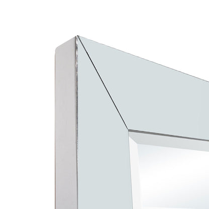 Miroir pleine longueur à perles - Miroir surdimensionné couvrant tout le corps, à poser ou à fixer au mur