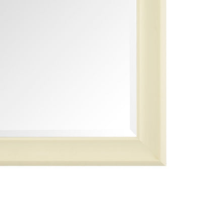 Miroir haut, miroir surdimensionné, cadre en imitation bois lisse, miroir rectangulaire mural