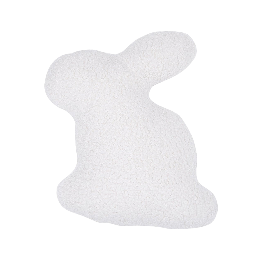 Coussin décoratif lapin penseur