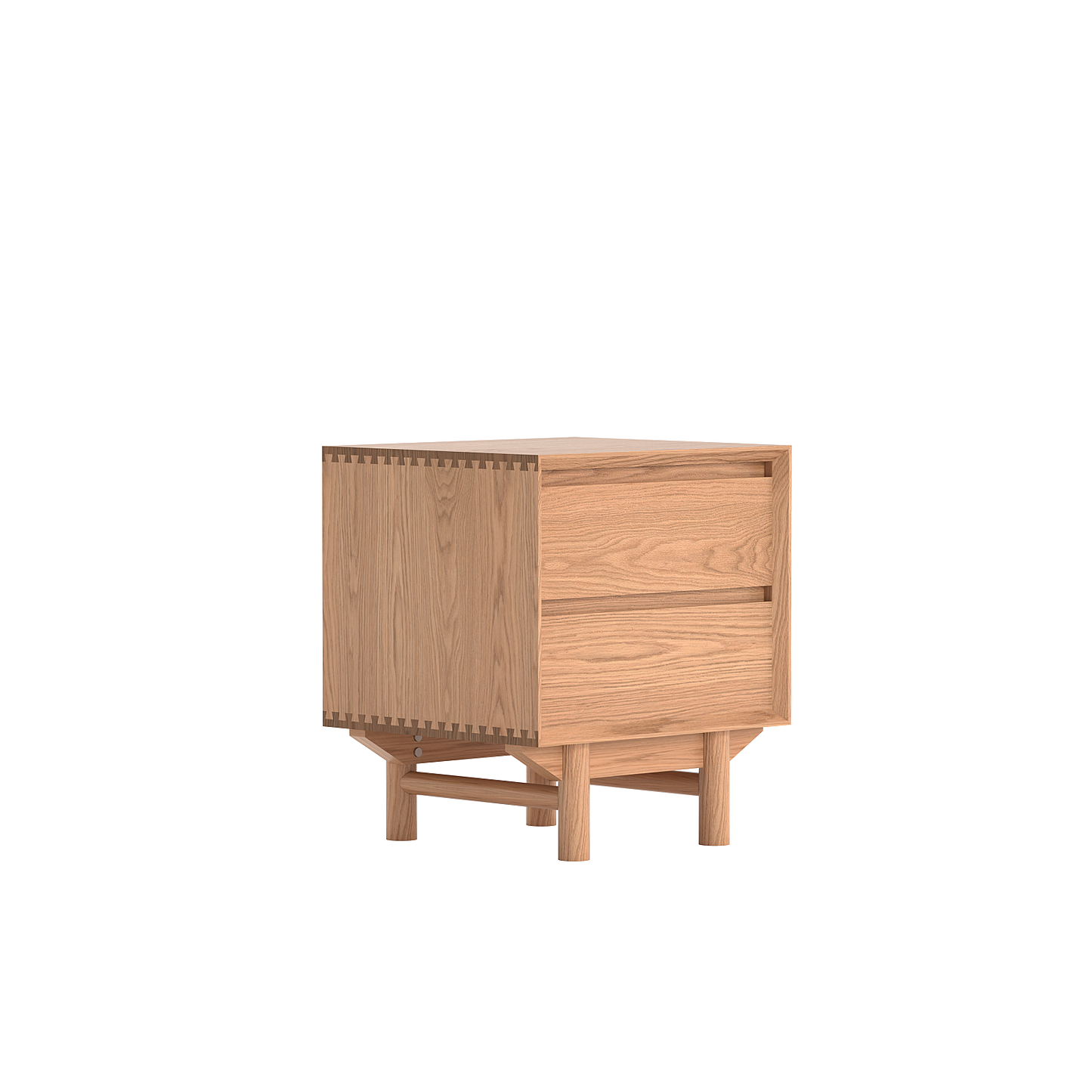 Table de chevet Torii / Avec tiroirs