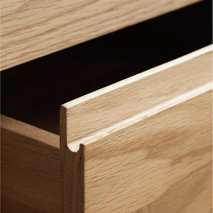 Buffet Torii / Portes et tiroirs en rotin tressé