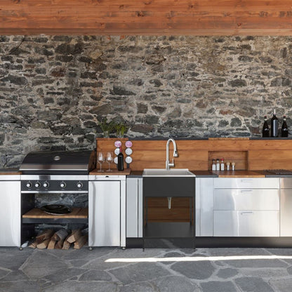 Évier et support de lavage en acier inoxydable Transolid EWS-2422S, 61 cm L x 56 cm P x 89 cm H