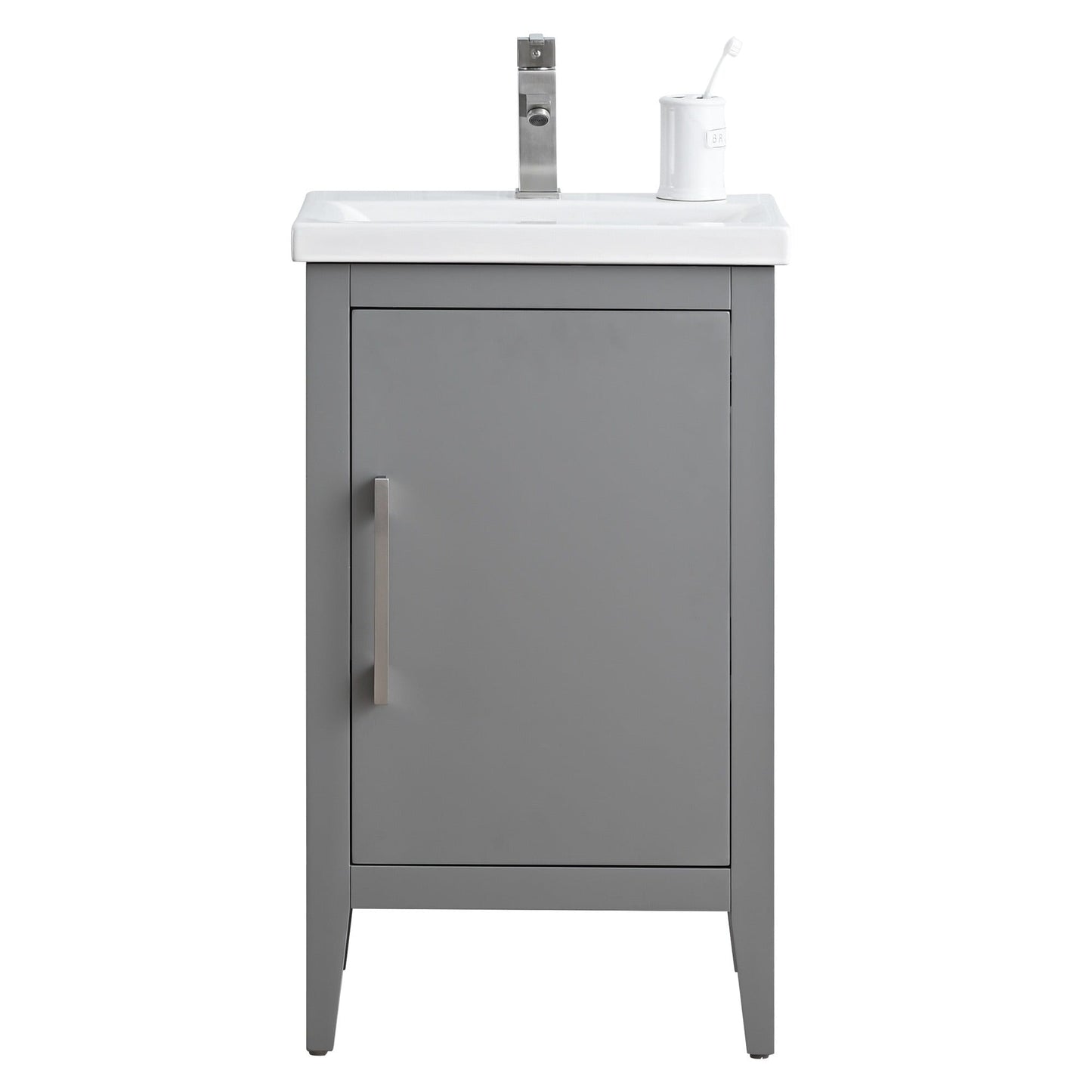 Meuble-lavabo simple vasque Vanity Art 20, 24 ou 30 pouces avec plan de travail en céramique