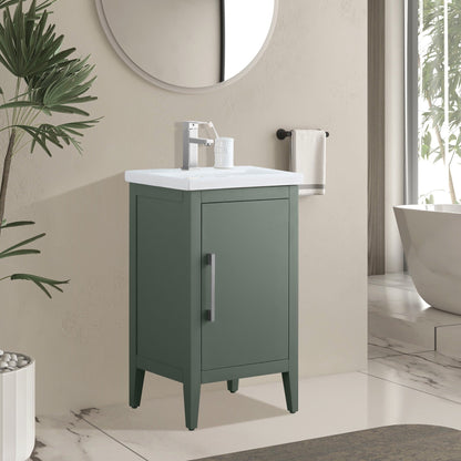 Meuble-lavabo simple vasque Vanity Art 20, 24 ou 30 pouces avec plan de travail en céramique