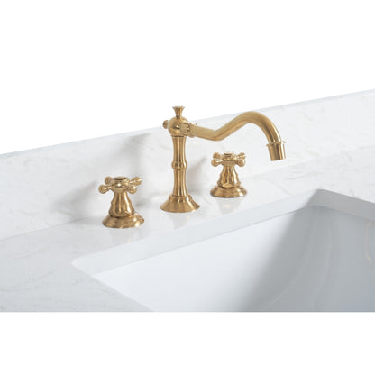 Meuble-lavabo Vanity Art avec vasque en céramique et plan de travail en marbre reconstitué