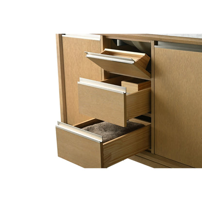 Meuble-lavabo Vanity Art avec vasque en céramique et plan de travail en marbre reconstitué