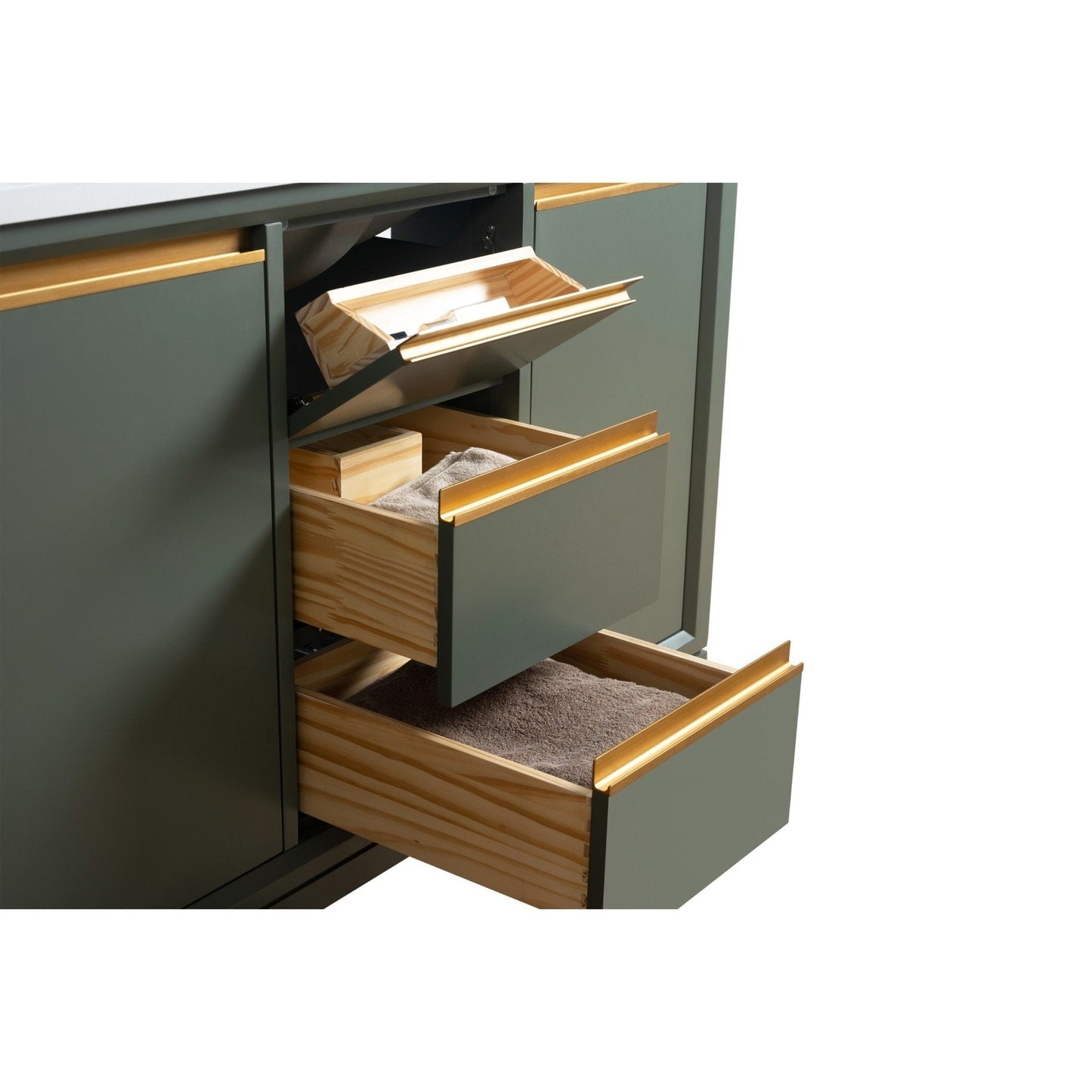 Meuble-lavabo Vanity Art avec vasque en céramique et plan de travail en marbre reconstitué