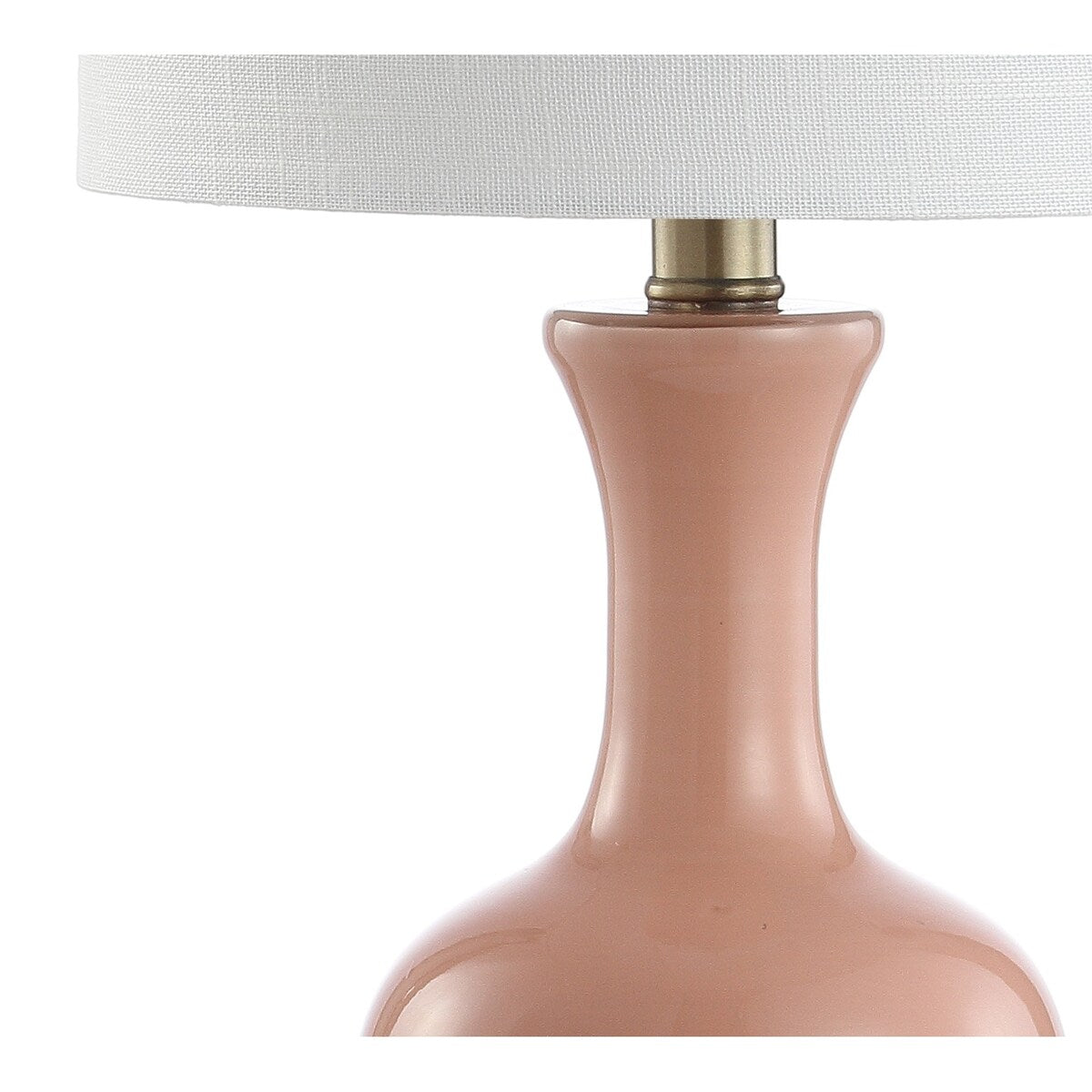 Lampe de table LED Vermont 22 en verre et métal, blanche (lot de 2) par JONATHAN Y