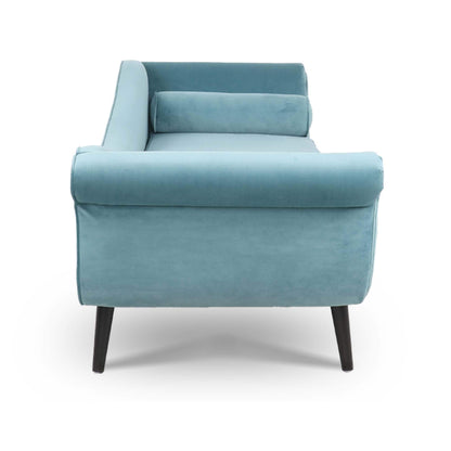 Chaise longue vintage à accoudoirs en volutes de Christopher Knight Home