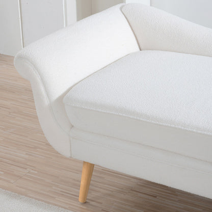 Chaise longue vintage à accoudoirs en volutes de Christopher Knight Home