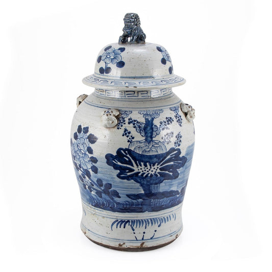 Plantes des quatre saisons en pot de temple vintage - Grand