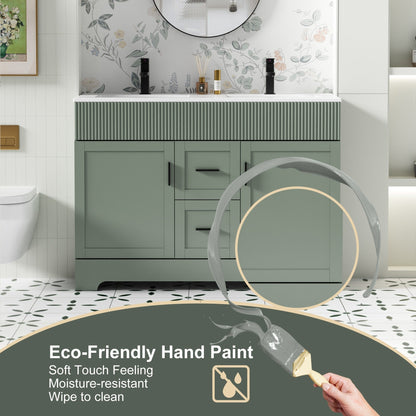 Ensemble meuble-lavabo Wavy Line 30/36/48 avec lavabo et robinet