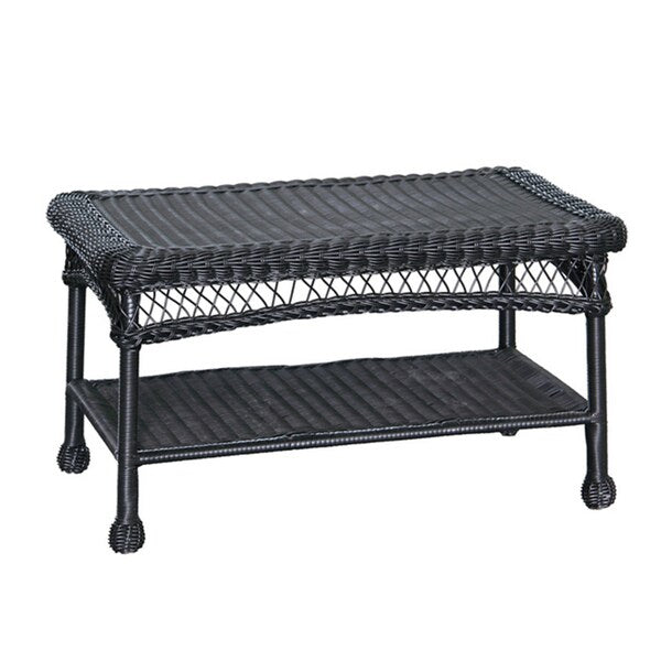 Ensemble de conversation 4 pièces en osier pour patio